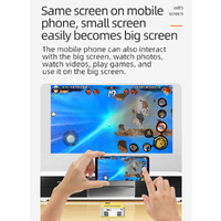 Portable Home Theater Projector - 400 Lumens Hd Same Screen Version - White Yellow thumbnail