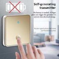 Wireless Self-Generating Doorbell - 1 For 1 Offer - Gold thumbnail