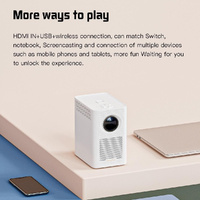 Portable Hd Wifi Projector With Android 10 Os - S30 Max - Black thumbnail