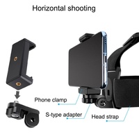 Adjustable Head Strap with Phone Clamp for Gopro and Action Cameras thumbnail
