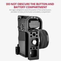 Sony Alpha 7C Video Camera Cage Stabilizer - Black thumbnail