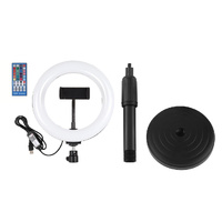 7.9 Rgbw Led Ring Light with Dual Colour Temperature and Phone Clamp thumbnail