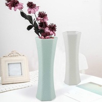 3-piece Plastic Hydroponic Vase Set for Creative Home Decor - Green thumbnail