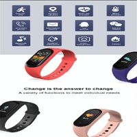 Waterproof Bluetooth Smart Watch With Hr / Bp Monitoring And Colour Screen - Red thumbnail