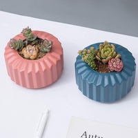Versatile Vase for Wet and Dry Flowers - Glazed Decorative Pot - Rose Pink thumbnail