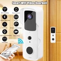 Smart Wifi Video Doorbell With Two-Way Intercom & Night Vision - White thumbnail