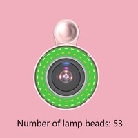Selfie Light Macro Lens for Mobile Beauty Makeup - Black thumbnail