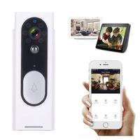 Smart Wireless Video Doorbell With Night Vision & Motion Detection - White thumbnail