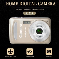 16mp Mini Digital Camera for Kids - 2.4 Inch 720p Cute Cartoon Design - Multifunctional Toy for Children's Birthday - Gold thumbnail