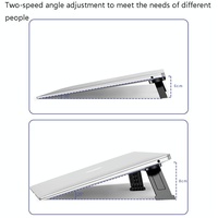 Portable Vertical Laptop Cooling Stand - Desktop Mount - White thumbnail