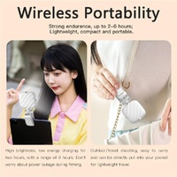 Usb Charging Led Beauty Fill Light for Mobile Phone Live Camera - White thumbnail