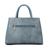 Patchwork Stone Pattern Handbag - Shoulder / Crossbody - Blue thumbnail