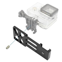 Rail Side Mount for Gopro and Other Action Cameras - 20mm for Hunting Shots - Black thumbnail