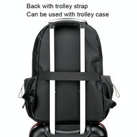 Versatile Double Laptop Backpack for Students and Professionals - Grey thumbnail
