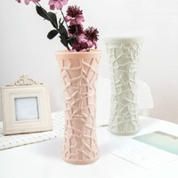 Hydroponic Vase for Dry and Wet Flower Arrangements - Pink thumbnail