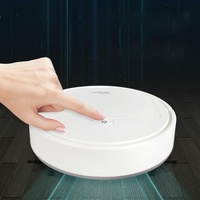 3-in-1 Smart Vacuum Cleaner Robot - Rechargeable Multifunctional Dry / Wet - White thumbnail