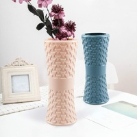Hydroponic Drop-resistant Flower Vase for Dry and Wet Arrangements - Pink thumbnail
