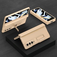 Foldable Magnetic Hinge Case for Samsung Galaxy z Fold 4 - Compact Design - Night Green thumbnail