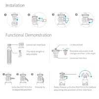 Extendable Selfie Stick for Dji Action Camera thumbnail