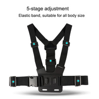 Adjustable Body Mount Belt with Phone Clamp for Action Cameras and Smartphones thumbnail