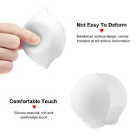 Silicone Dive Case Lens Guard for Insta360 X3 / X4 - Invisible and Protective - Black thumbnail