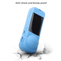 Silicone Shockproof Case and Lens Cover for Insta360 X4 by Sunnylife - Blue - Lens Body Cover Kit thumbnail