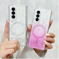 Sparkle Tpu Case for Samsung Galaxy z Fold 4 with Magsafe - Green thumbnail