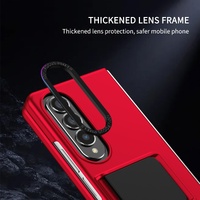 Foldable 3d Design Phone Case for Samsung Galaxy z Fold 4 / 5g - Red thumbnail
