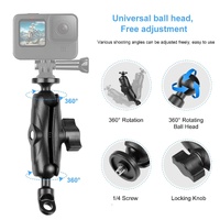 Universal Motorcycle Camera Mount for Gopro and Action Cams thumbnail