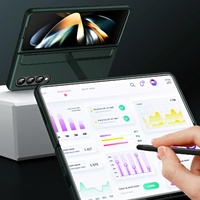 Detachable Pen & Phone Case for Samsung Galaxy z Fold 4 - 2 in 1 - Purple thumbnail