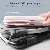 14 Inch Waterproof Laptop Handbag In Bg-01 Design - Black - 16 Inch thumbnail