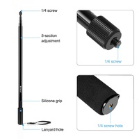 3m Metal Selfie Stick for Insta360 one Rs X2-x4 thumbnail