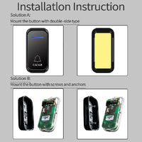 Wireless Digital Doorbell For Elderly - Home Smart - Black thumbnail