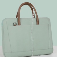 13-13.3 Inch Laptop Bag Crossbody Briefcase in Oxford Cloth - Gray - 15 - 16.1 Inch thumbnail