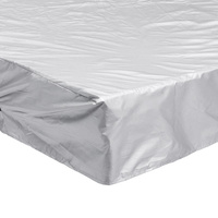 240x240x85cm Waterproof Dustproof Cover for Bathtub Pool Table & Chair - Protects from Falling Leaves - Silver thumbnail