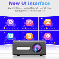 Portable Multimedia Game Projector - 25 Lumens - Yellow thumbnail