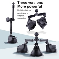 Single Suction Cup Arm Phone Mount with Connecting Rod thumbnail