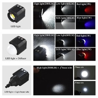 60m Waterproof Led Diving Light for Gopro Hero 12 - Perfect for Underwater Photography thumbnail