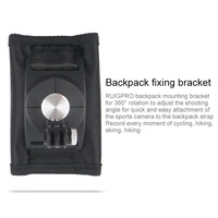 360 Degree Rotating Quick Release Backpack Strap Mount for Gopro Hero12 thumbnail