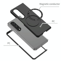 Secure & Portable Magnetic Folding Case for Samsung Galaxy z Fold 4 - Black thumbnail