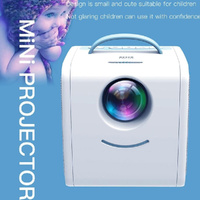 Portable Mini Projector For Kids - 1080P Led - Blue White thumbnail