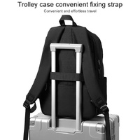 Multifunctional Oxford Laptop Backpack - Black thumbnail