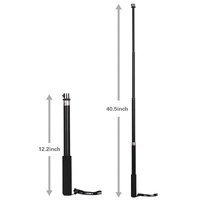 Adjustable Universal Selfie Stick - 25-75cm Length thumbnail