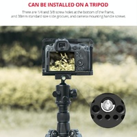 Video Camera Cage Stabilizer For Canon Eos R5 / R6 / R - Black thumbnail