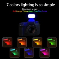 Portable Live Video Led Light for Beauty Photography and Selfies - Black thumbnail