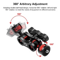 Universal Magic Arm With Ball Head Mount - Black thumbnail