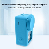 Protective Silicone Case with Lens Cap - Black thumbnail