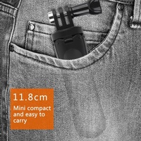 Mini Tripod for Gopro Insta360 Dji Action Cameras - Black thumbnail