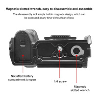Panasonic Lumix S5 Ii Metal Camera Cage Stabilizer - Black thumbnail