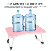 Adjustable Folding Laptop Desk with Non-slip W-shaped Legs - Portable and Compact - Hcb5116B thumbnail